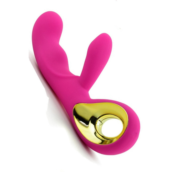 Vibromasseur rabbit USB rose point G 